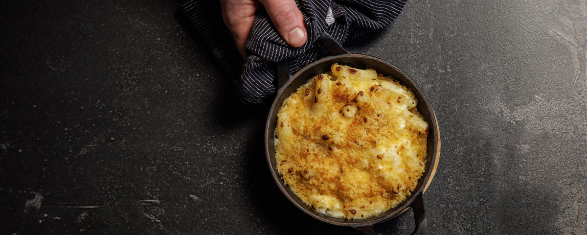 Mac ’n cheese med Efterglød